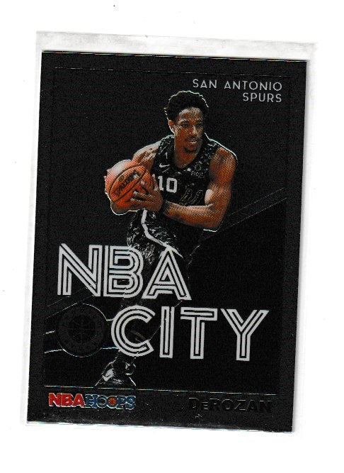 2019-20 Hoops Premium Stock NBA City #15 DeMar DeRozan