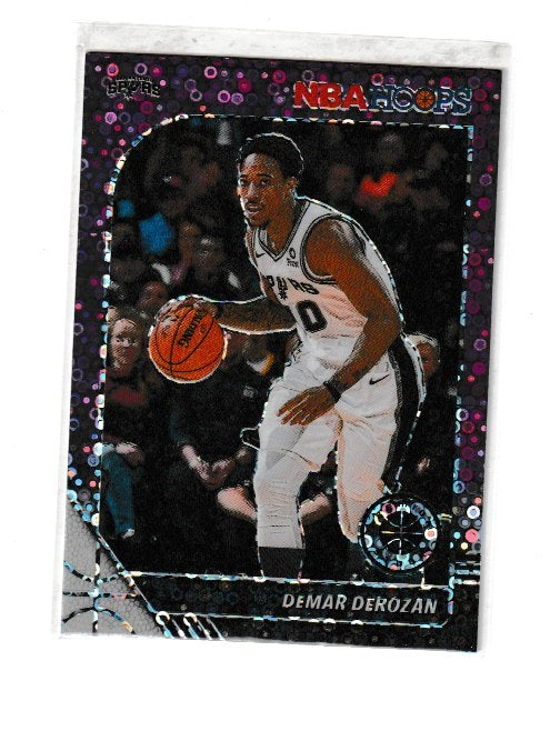 2019-20 Hoops Premium Stock Prizms Purple Disco #172 DeMar DeRozan