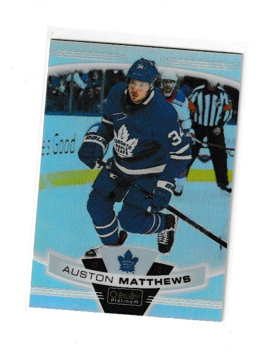 2019-20 O-Pee-Chee Platinum Rainbow #10 Auston Matthews