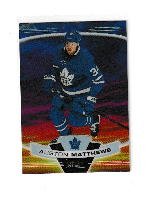 2019-20 O-Pee-Chee Platinum Sunset #10 Auston Matthews