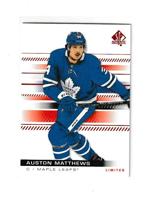 2019-20 SP Authentic Limited Red #70 Auston Matthews