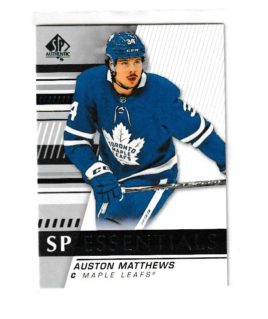 2019-20 SP Authentic SP Essentials #SPE-AM Auston Matthews