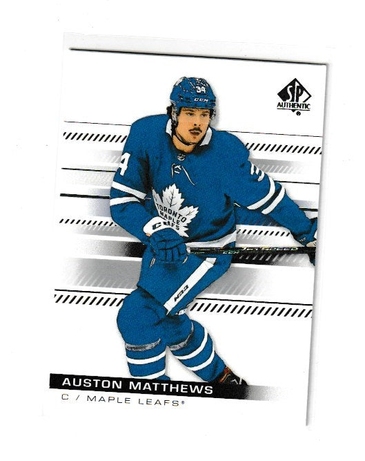 2019-20 SP Authentic #70 Auston Matthews