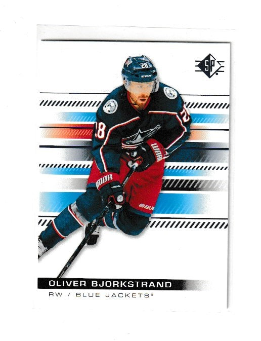 2019-20 SP Blue #2 Oliver Bjorkstrand