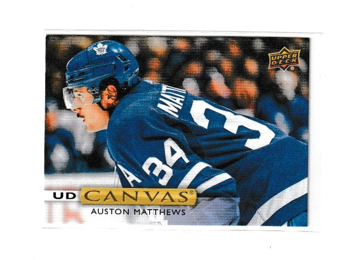 2019-20 Upper Deck Canvas #C122 Auston Matthews