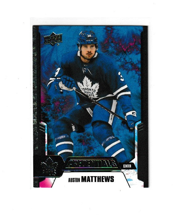 2019-20 Upper Deck Credentials Mandelbrot Fractal #25 Auston Matthews