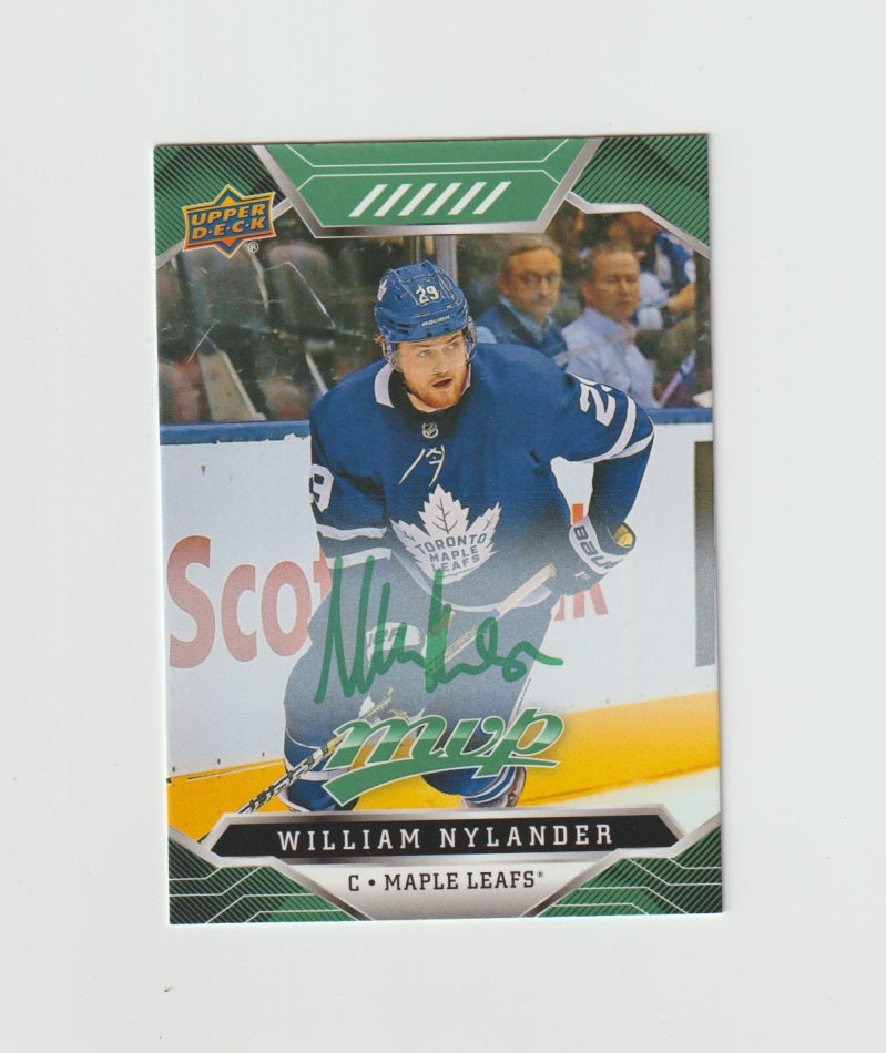 2019-20 Upper Deck MVP Green Script #157 William Nylander