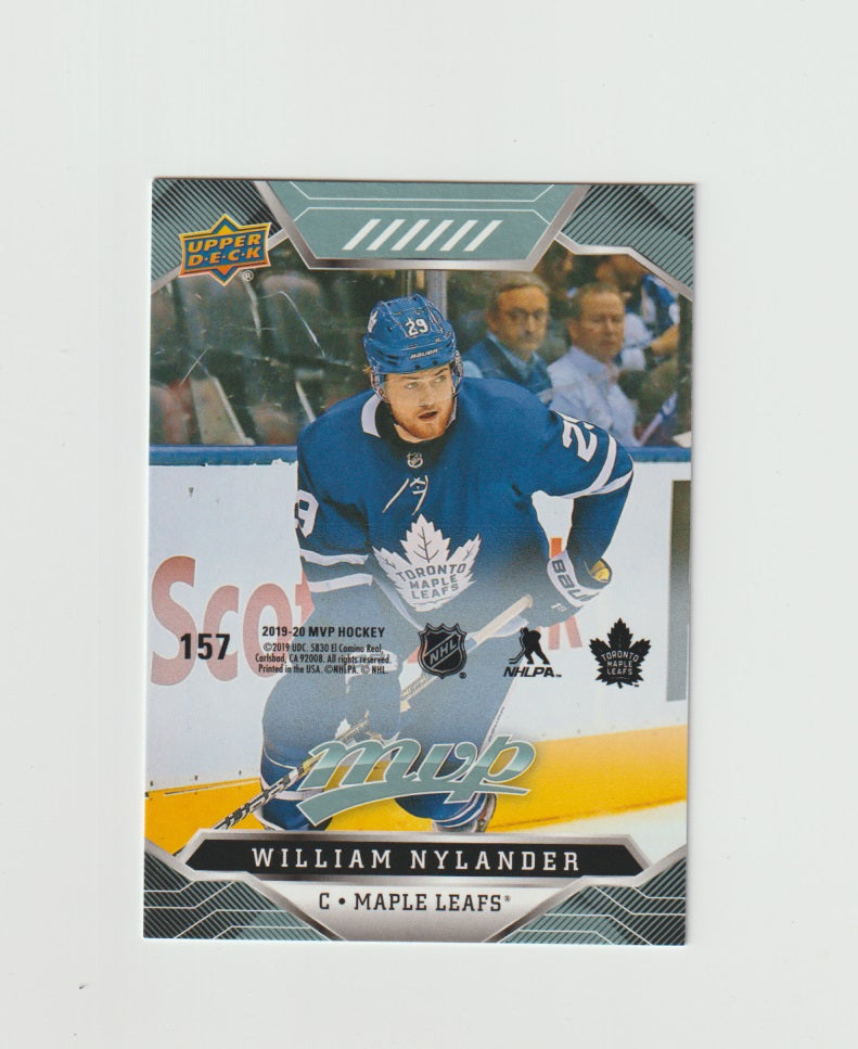 2019-20 Upper Deck MVP Puzzle Back #157 William Nylander