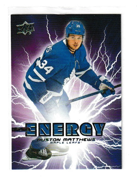 2019-20 Upper Deck Pure Energy #PE-20 Auston Matthews