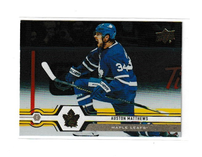 2019-20 Upper Deck Silver Foils #1 Auston Matthews