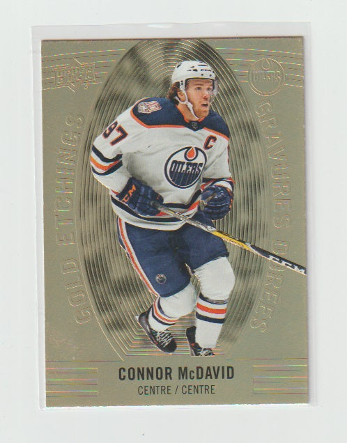 2019-20 Upper Deck Tim Hortons Gold Etchings #GE-1 Connor McDavid