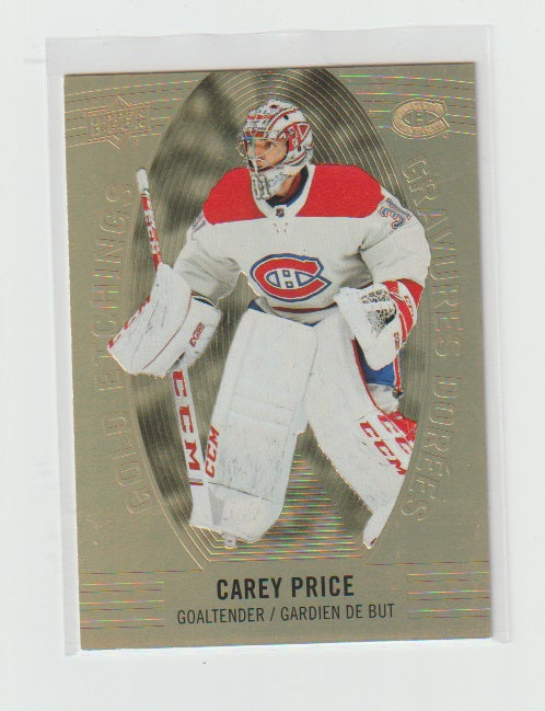 2019-20 Upper Deck Tim Hortons Gold Etchings #GE-3 Carey Price