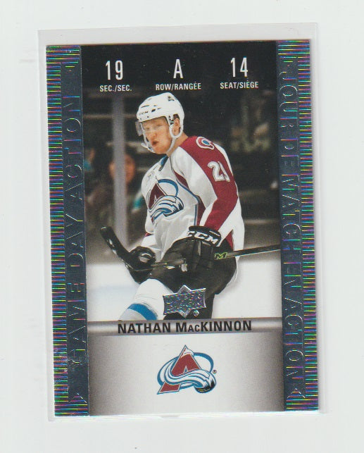 2019-20 Upper Deck Tim Hortons Historic Game Day Action #HGD-14 Nathan MacKinnon