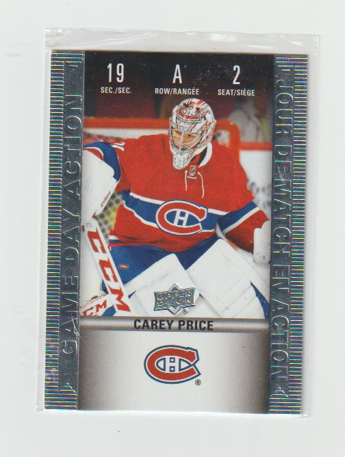 2019-20 Upper Deck Tim Hortons Historic Game Day Action #HGD-2 Carey Price