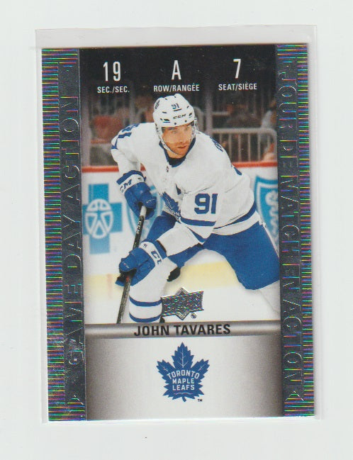 2019-20 Upper Deck Tim Hortons Historic Game Day Action #HGD-7 John Tavares