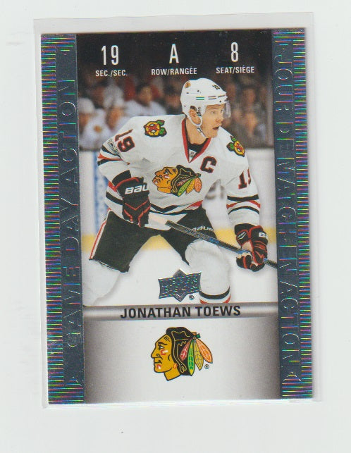 2019-20 Upper Deck Tim Hortons Historic Game Day Action #HGD-8 Jonathan Toews