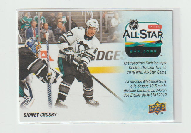 2019-20 Upper Deck Tim Hortons Key Season Events #SE-6 Sidney Crosby