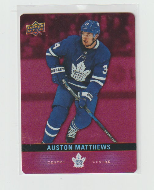 2019-20 Upper Deck Tim Hortons Red Die Cuts #DC-15 Auston Matthews