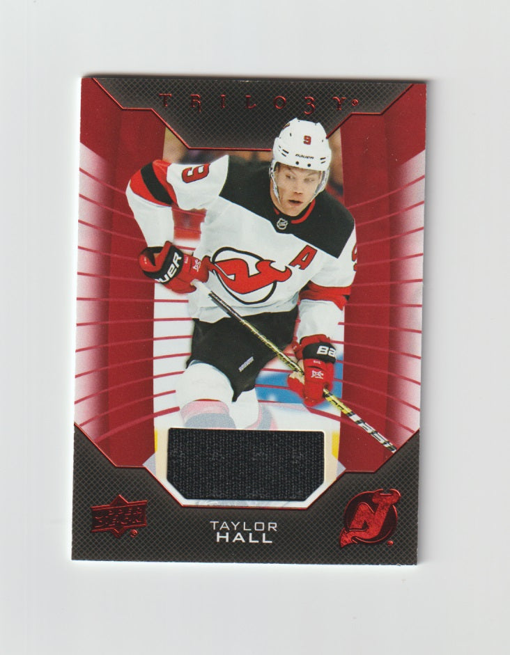 2019-20 Upper Deck Trilogy Red Jerseys #39 Taylor Hall