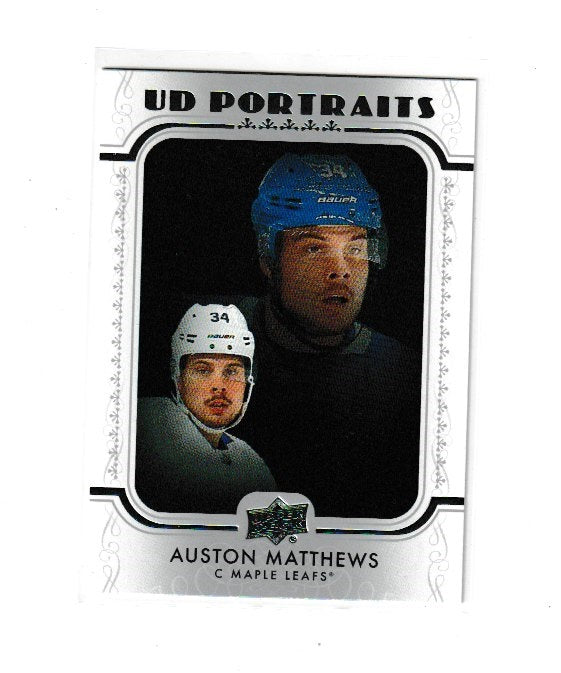 2019-20 Upper Deck UD Portraits #P-35 Auston Matthews