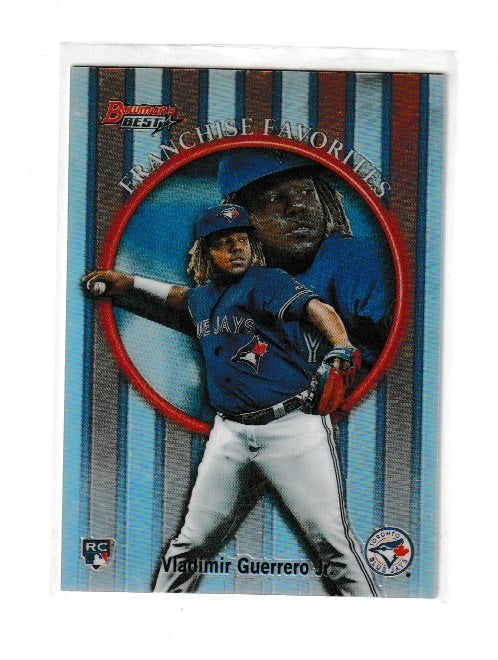 2019 Bowman's Best '99 Franchise Favorites Refractors #99FF-VGJ Vladimir Guerrero Jr
