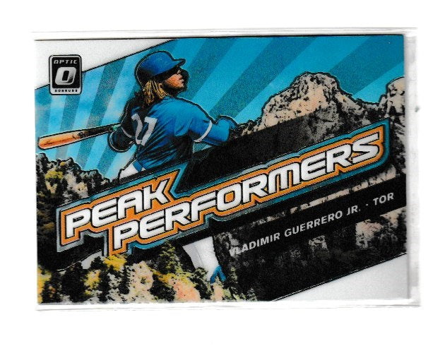 2019 Donruss Optic Peak Performers #PP-14 Vladimir Guerrero Jr