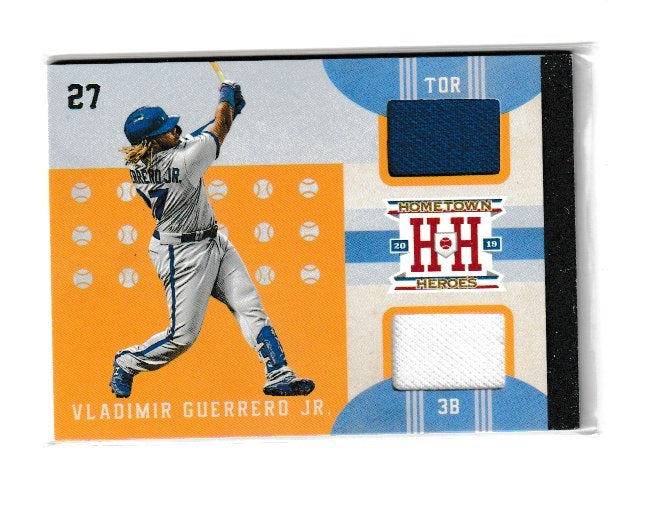 2019 Hometown Heroes Dual Memorabilia #HHM-VG Vladimir Guerrero Jr