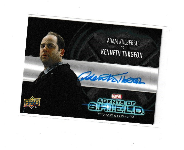 2019 Marvel Agents of S.H.I.E.L.D. Compendium Autographs #AA-AK Adam Kulbersh as Kenneth Turgeon