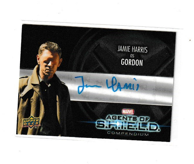 2019 Marvel Agents of S.H.I.E.L.D. Compendium Autographs #AA-JH James Harris as Gordon