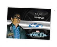 Load image into Gallery viewer, 2019 Marvel Agents of S.H.I.E.L.D. Compendium Autographs #AA-KS Kerr Smith as Joseph Bauer
