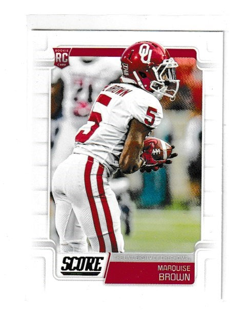 2019 Score Rookie #347 Marquise Brown