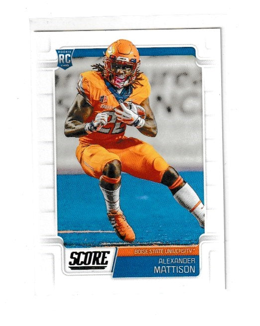 2019 Score Rookie #423 Alexander Mattison