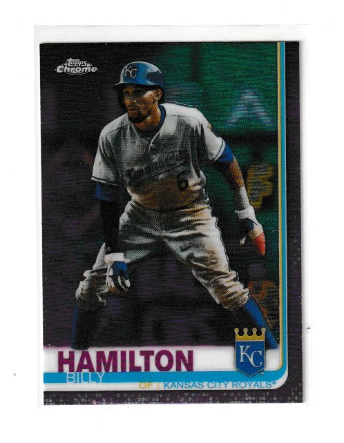 2019 Topps Chrome Pink Refractors #142 Billy Hamilton