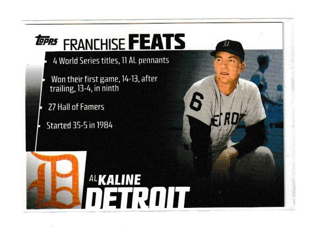 2019 Topps Franchise Feats #FF-11 Al Kaline