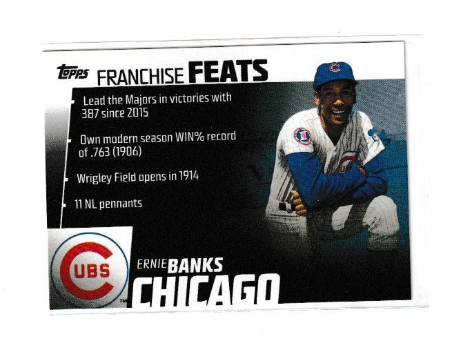 2019 Topps Franchise Feats #FF-6 Ernie Banks