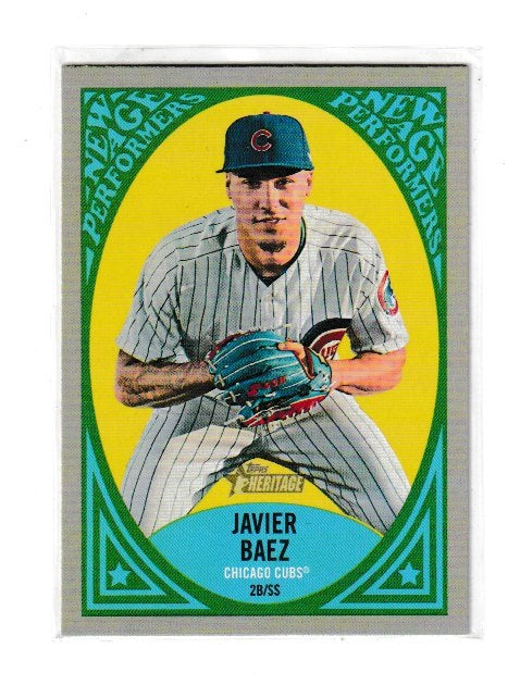 2019 Topps Heritage New Age Performers #NAP-21 Javier Baez