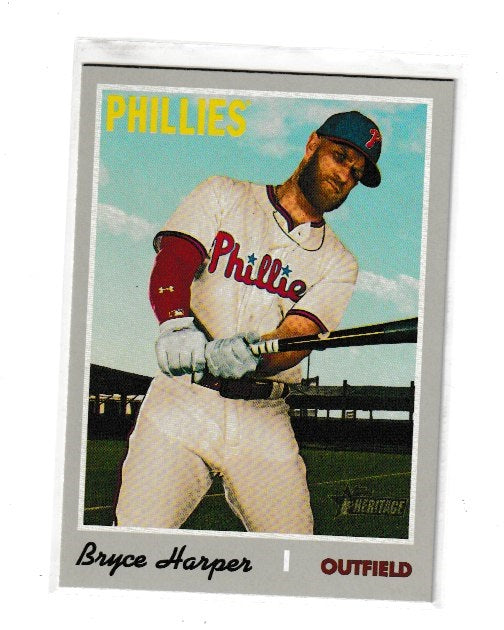 2019 Topps Heritage #534 Bryce Harper