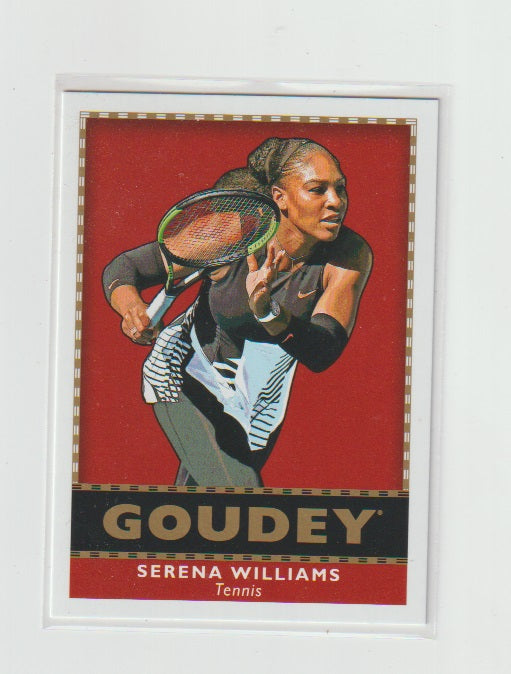 2018 Upper Deck Goodwin Champions Goudey #G50 Serena Williams