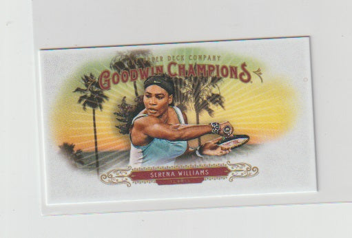 2018 Upper Deck Goodwin Champions Mini #60 Serena Williams