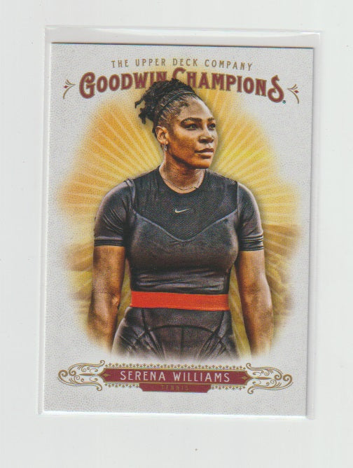 2018 Upper Deck Goodwin Champions #10 Serena Williams