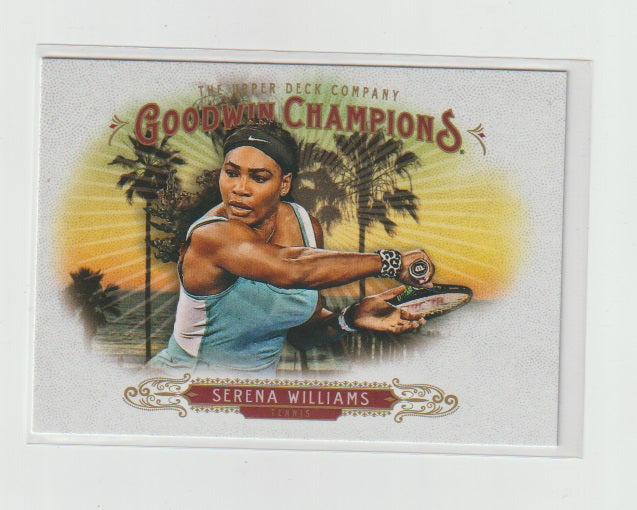 2018 Upper Deck Goodwin Champions #60 Serena Williams