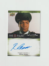 Load image into Gallery viewer, 2019 X-Files UFOs &amp; Aliens paranormal Script Autographs #A-RC Roger Cross as Officer Green
