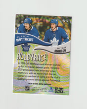 Load image into Gallery viewer, 2020-21 Metal Universe Alloyance #AL-5 Auston Matthews &amp; Mitch Marner
