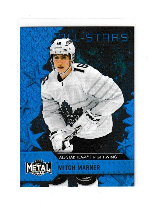2020-21 Metal Universe Blue Spectrum #164 Mitch Marner