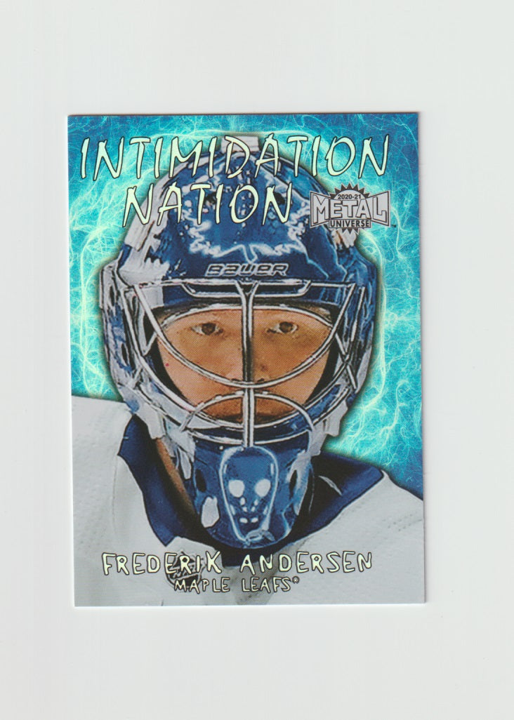 2020-21 Metal Universe Intimidation Nation #IN-20 Frederik Andersen