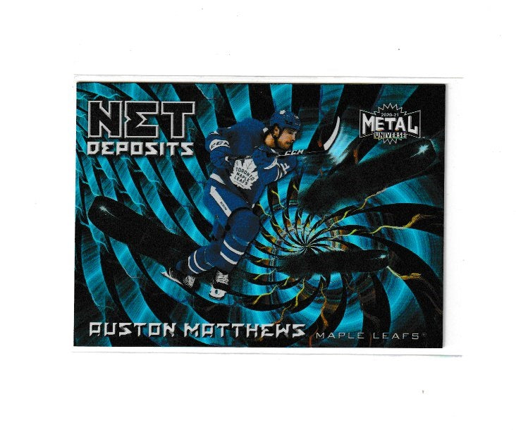 2020-21 Metal Universe Net Deposits #ND-21 Auston Matthews