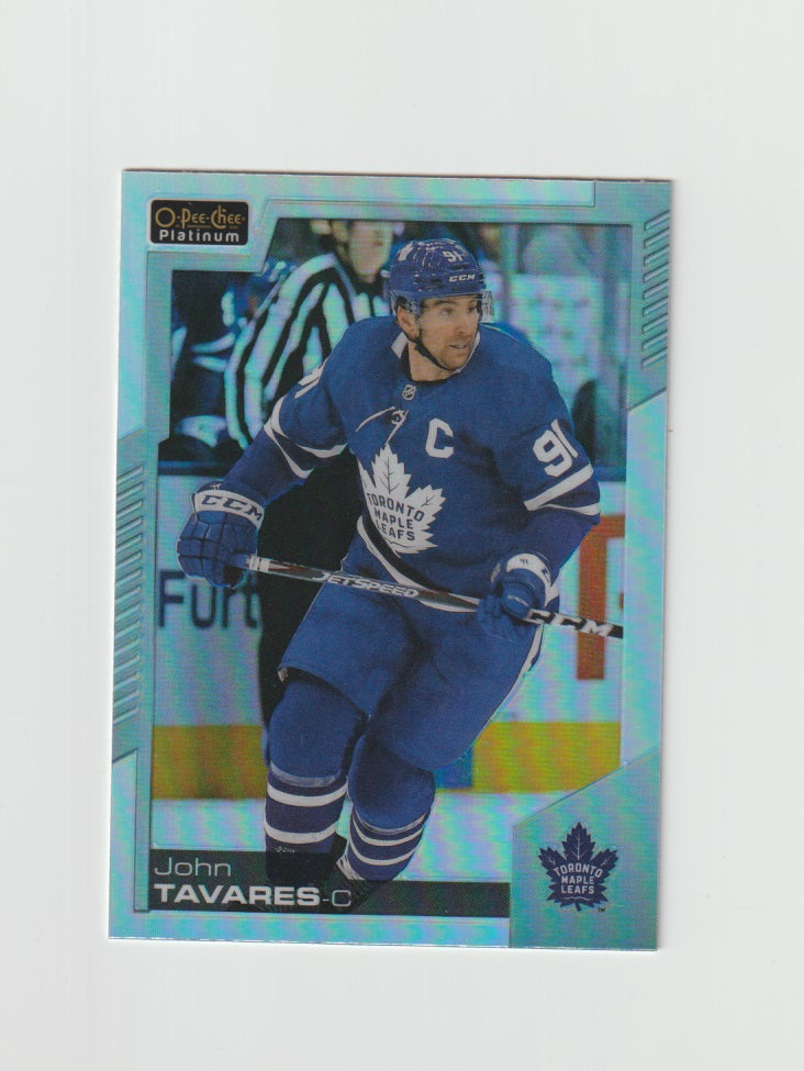 2020-21 O-Pee-Chee Platinum Rainbow #139 John Tavares