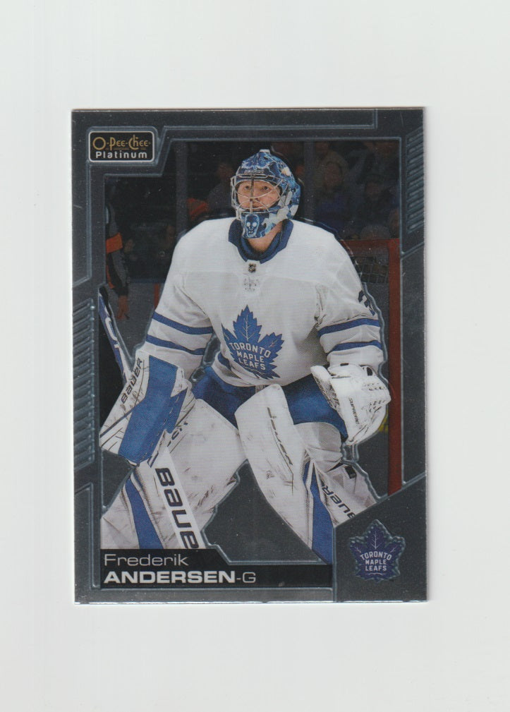 2020-21 O-Pee-Chee Platinum #46 Frederik Andersen