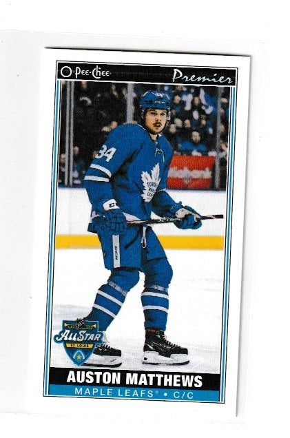 2020-21 O-Pee-Chee OPC Premier Tallboys #P-50 Auston Matthews