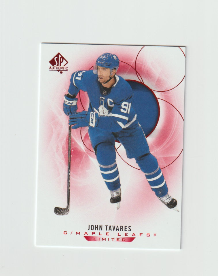 2020-21 SP Authentic Limited Red #22 John Tavares